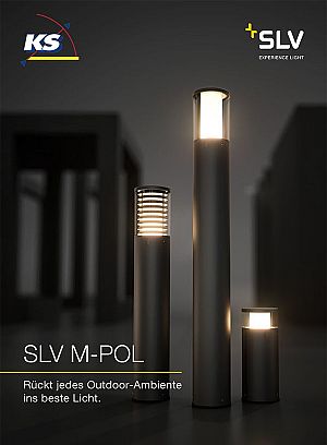 M-POL ist unsere neueste Outdoor-Familie.  Jetzt im interaktiven Blätterkatalog informieren:  ks-licht.de/KS-Kataloge/Se… MODULAR UND FLEXIBEL - Viele Möglichkeiten, eine Lösung 
M-POL ist unsere Outdoor-Familie, die enorm viel Spielraum für  den Einsatz im öffentlichen Raum bietet.