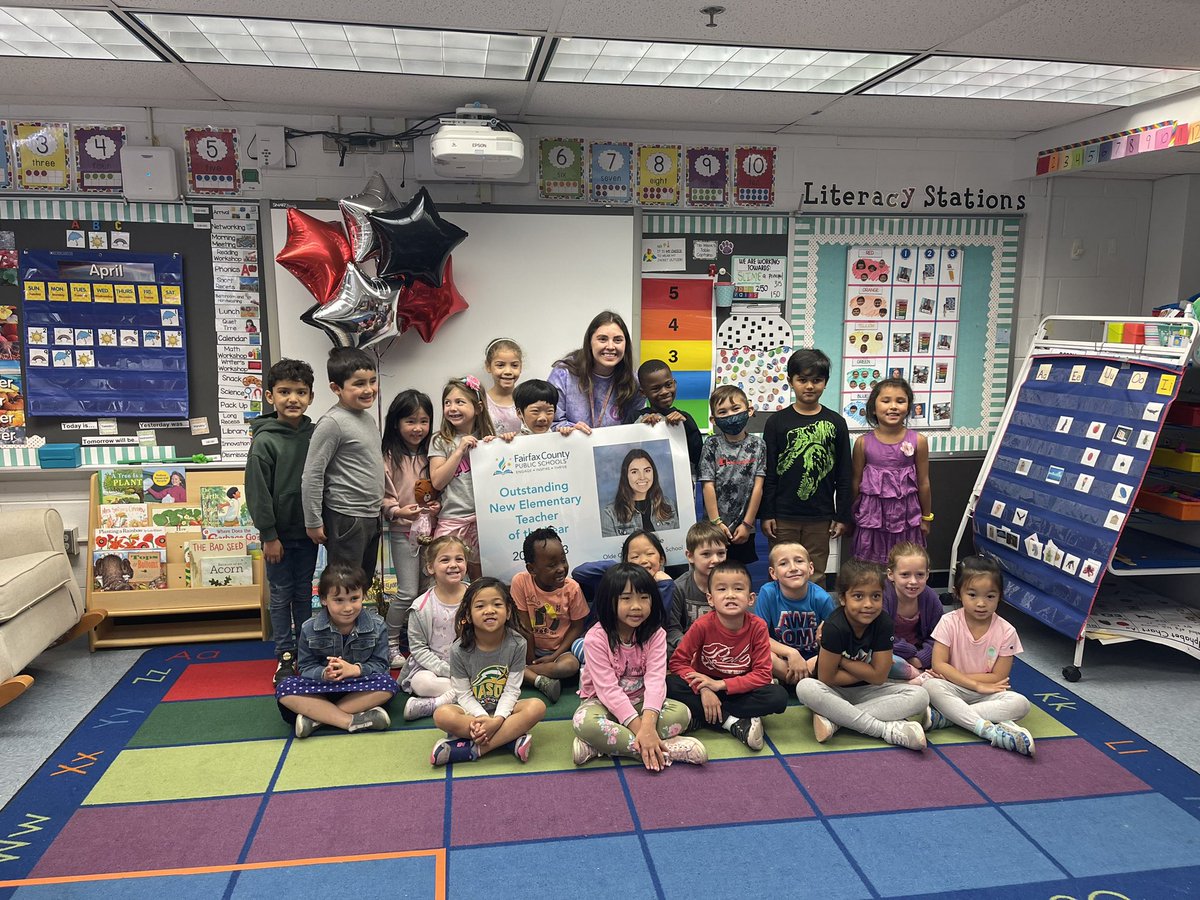 Region 5 is incredibly proud to announce that Julia Eneboe, Learning Disabilities Teacher @OldeCreekES, has been named the Region 5 Outstanding New Elementary Teacher! #region5proud