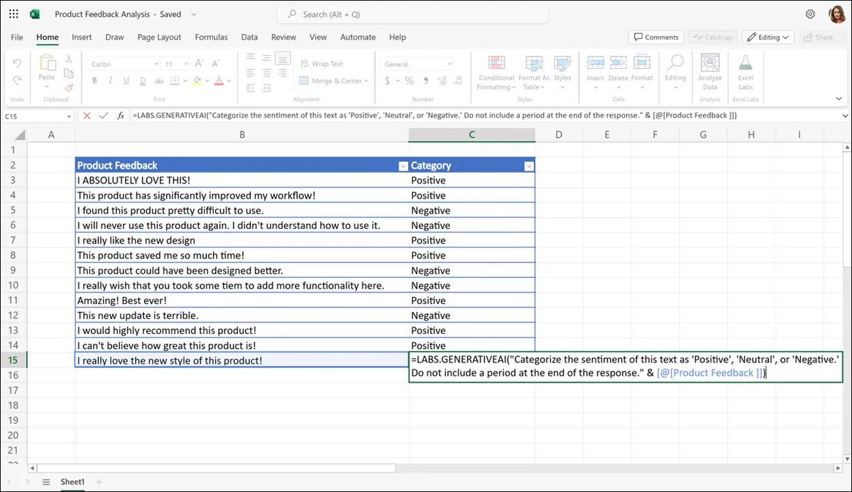#ChatGPT in Excel. Probeer dat eens op de traditionele manier.
