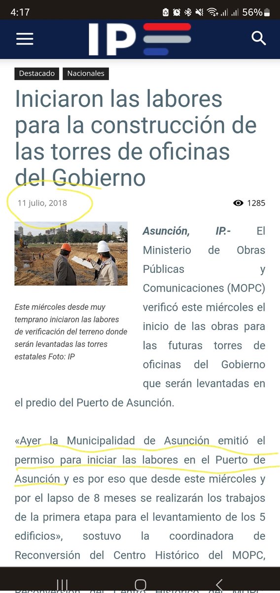 <a href="/AsuncionMuni/">Municipalidad de Asunción</a> Pero en julio de 2018