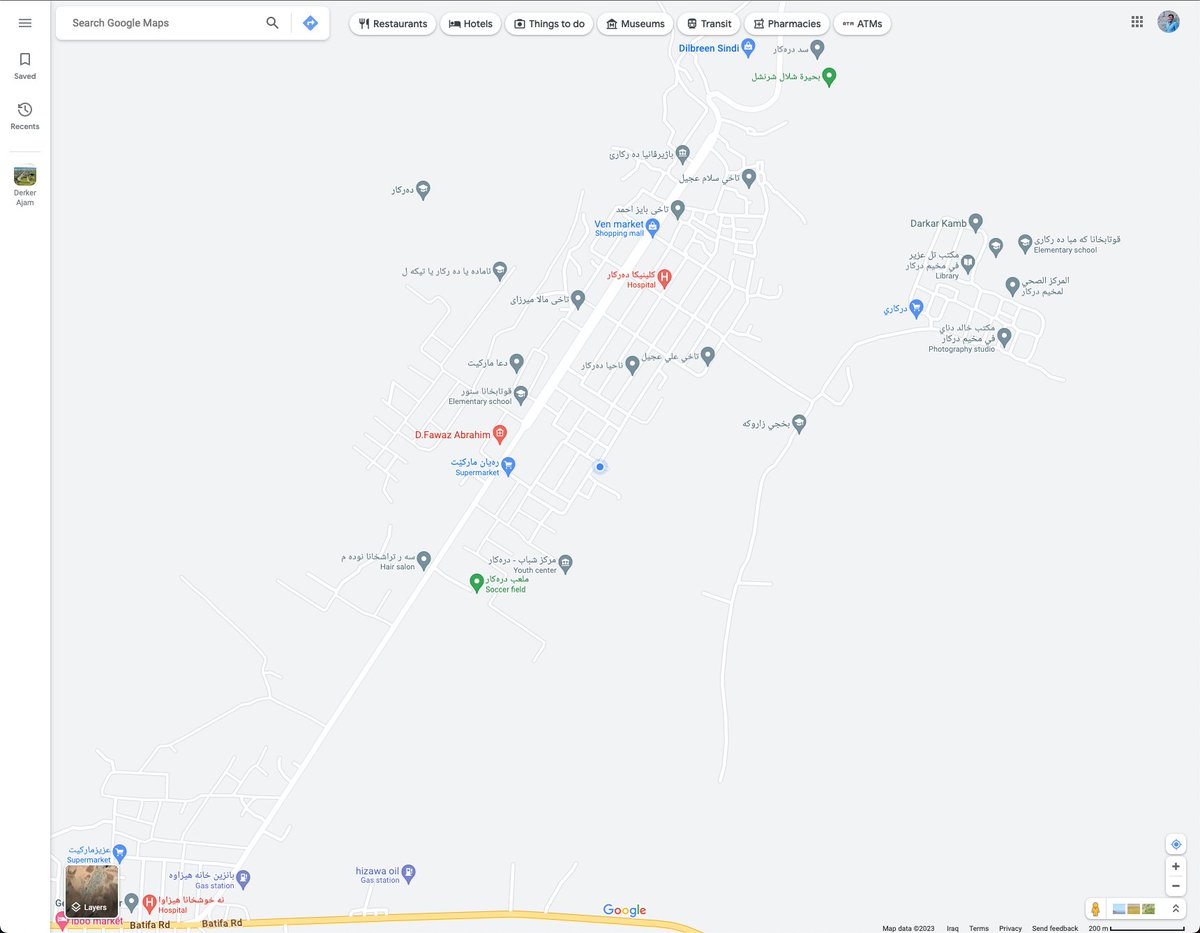 OK that's weird, out of nowhere Google Maps assumes I'm somewhere remote in Iraq.. only on my laptop with GPS of course.. 🤔