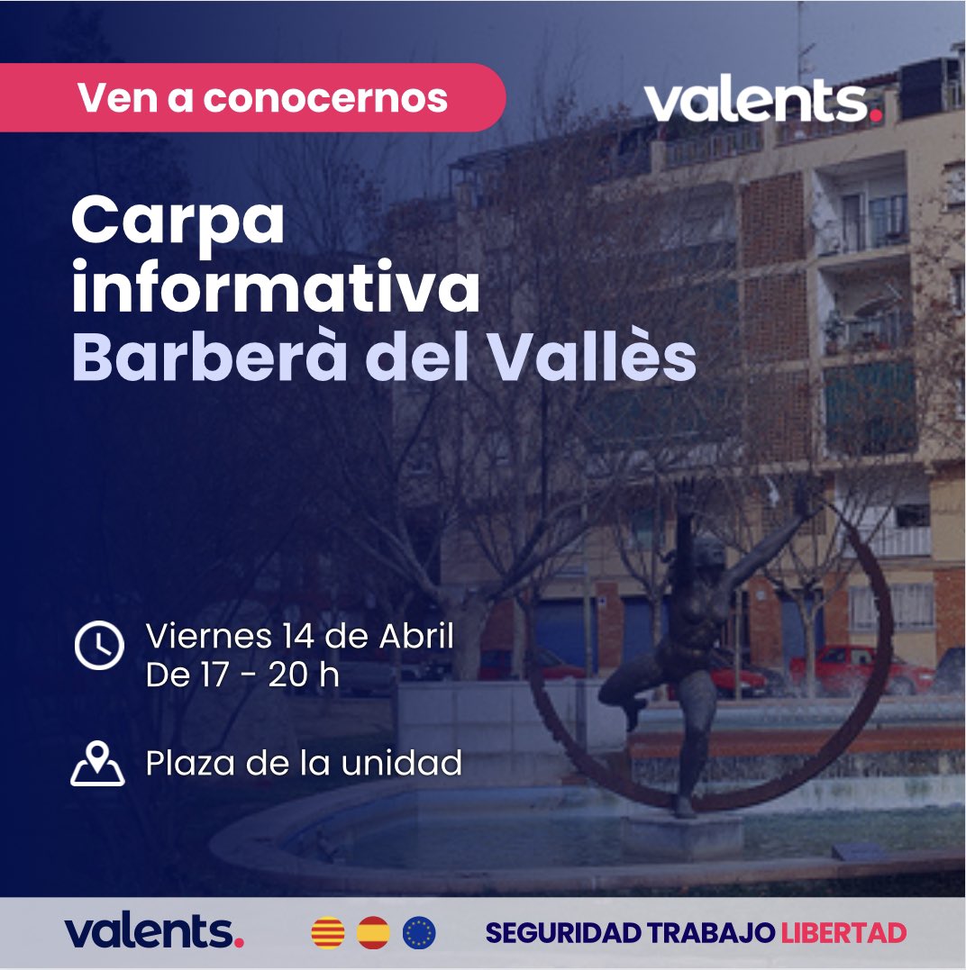 Ven este viernes día 14 de abril de 17 a 20h a conocer el proyecto de reconstrucción que tiene @valents_barbera para #barberadelvalles.