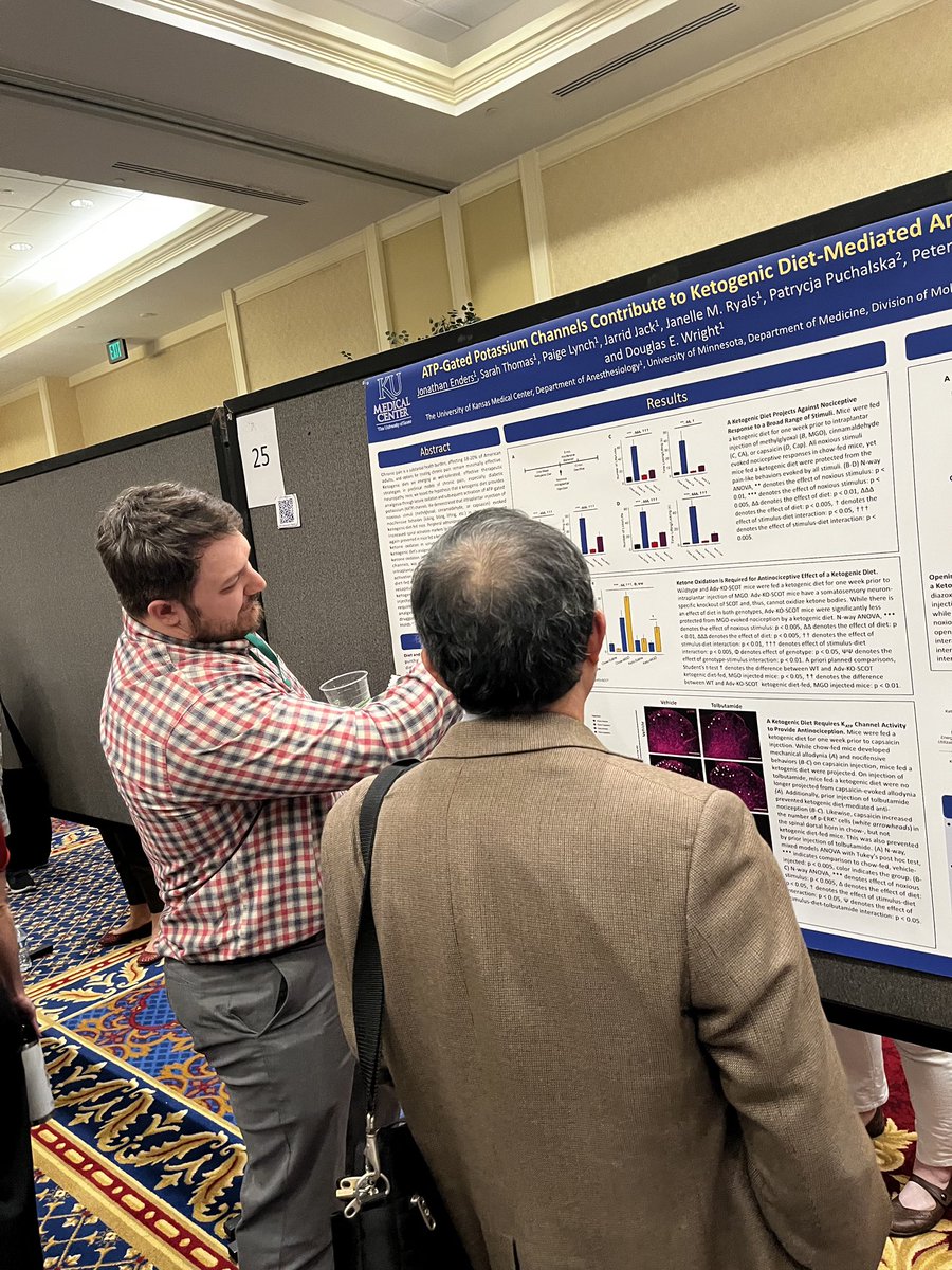 jon_enders's tweet image. I was pumped to share my poster at #USASP2023! Lots of good traffic today