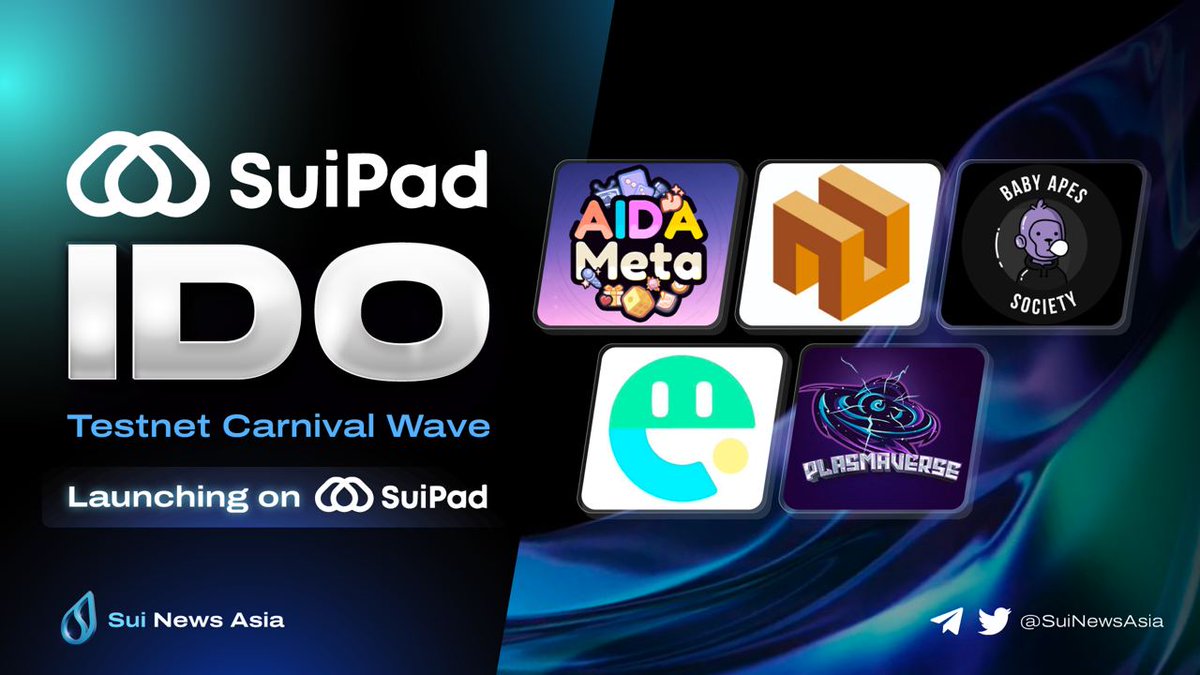 bycoinwolf's tweet photo. 📢Announcement SuiPad Testnet IDO coming soon

SuiPad Army! Announcing our Testnet Carnival Wave One with multiple projects. 🔥

👉Participate now to get booster XP in crew3 for more chances to join SuiPad's IDO TESTNET
https://t.co/9KAFpDL2aJ

#SuiPad #SuiNews #SuiEcosystem https://t.co/UALZmppNWy