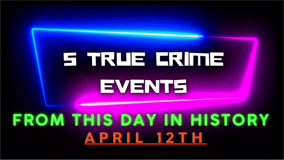 youtu.be/yo5iQ7QvIr4
#TodayInHistory #truecrime #truecrimenews #OnThisDay #onthisdate #serialkiller #MLK #civilrights #keddie #AspenConner #janedoe #crime @crimeonlinenews @BBCWorld @ACrimingShame