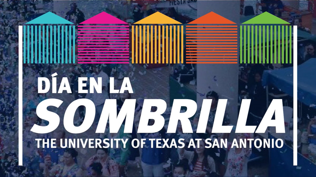UTSA's tweet image. Dia en la Sombrilla is almost here! How excited are you?! Make sure to join us next Friday, April 21st and take part in one of UTSA's awesome traditions. 

Learn more and get ready: bit.ly/3ZYQy2a

#UTSA #FiestaSA
