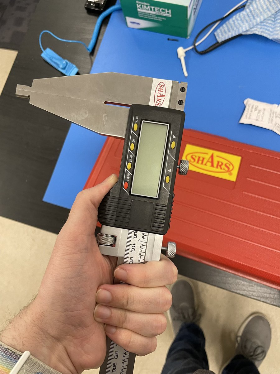 I found the biggest calipers at work today.