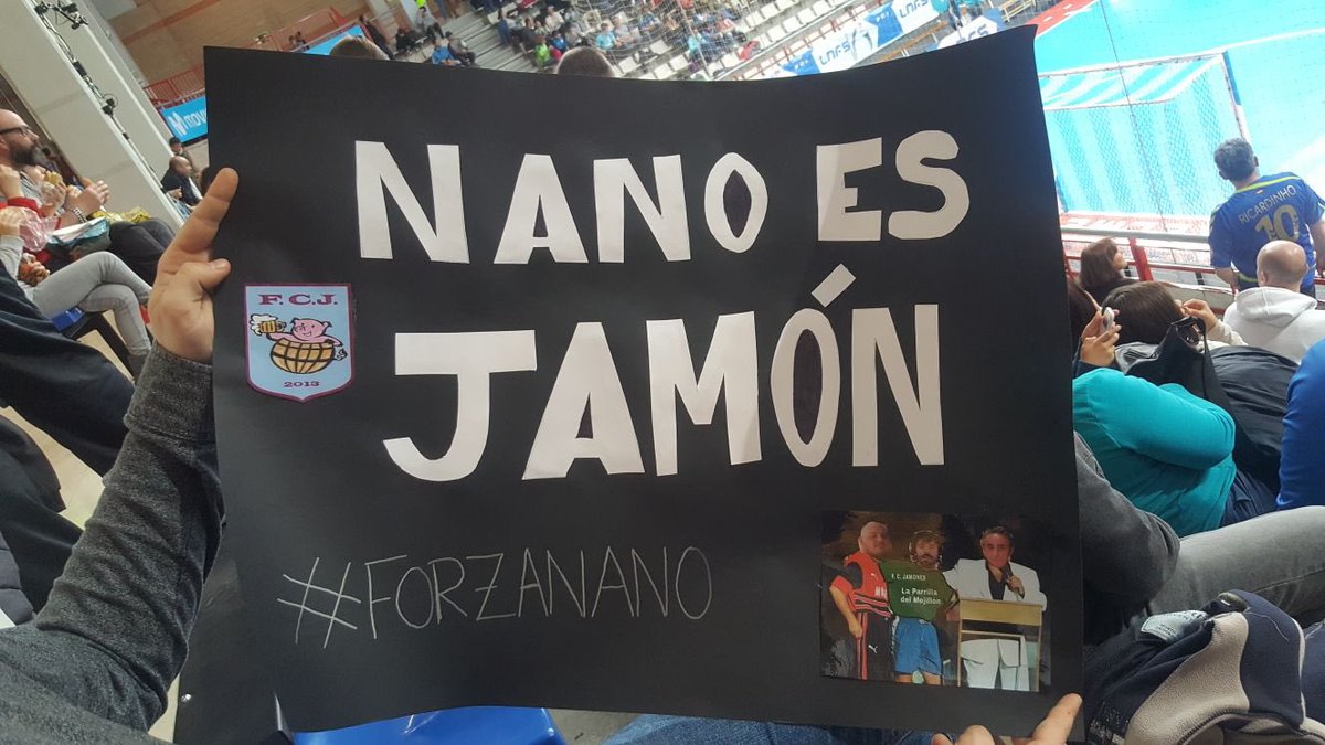 Tras más de 3 años en la sombra volvemos para despedir al mejor jugador que ha dado el fútbol sala español <a href="/nanomodrego/">Nano Modrego</a> .
Gracias por ser tan crack desde el primer día. 
Tenemos claro que si algún día volvemos serás nuestro fichaje estrella.
Un abrazo Nano.
#NanoEsJamón