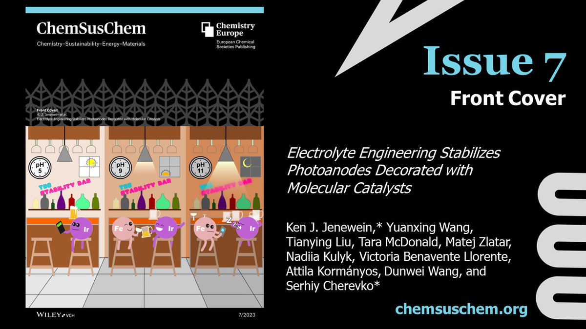 ChemSusChem (@chemsuschem) on Twitter photo š¢ChemSusChem Issue 7 is now online! šbit.ly/ChemSus072023
š§Don't miss the #FrontCover by Serhiy Cherevko & coworkers, great work from Geping Yin & coworkers, and many more!
<a href="/JeneweinKen/">Ken Jenewein</a> <a href="/MatejZlatar/">Matej Zlatar</a> <a href="/AttilaKormanyos/">AttilaKormanyos</a> <a href="/CherevkoSerhiy/">Serhiy Cherevko</a> @GuidoKickelbick <a href="/DsokeSonia/">Sonia Dsoke</a> <a href="/lab_carbon/">Carbon Nanotechnology Lab</a> š¢ChemSusChem Issue 7 is now online! šbit.ly/ChemSus072023
š§Don't miss the #FrontCover by Serhiy Cherevko & coworkers, great work from Geping Yin & coworkers, and many more!
<a href="/JeneweinKen/">Ken Jenewein</a> <a href="/MatejZlatar/">Matej Zlatar</a> <a href="/AttilaKormanyos/">AttilaKormanyos</a> <a href="/CherevkoSerhiy/">Serhiy Cherevko</a> @GuidoKickelbick <a href="/DsokeSonia/">Sonia Dsoke</a> <a href="/lab_carbon/">Carbon Nanotechnology Lab</a>