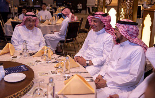 SafariGroup1's tweet photo. نظمت #مجموعة_سفاري حفل الإفطار الرمضاني السنوي لعام 2023، والذي استضاف فريق العمل والشركاء في فندق الفيرمونت في مدينة الرياض. 
تخلل الحفل العديد من الفعاليات و الأنشطة التي أضافت أجواء تسودها الألفة و المحبة و حماس الفعاليات الرمضانية. https://t.co/530RBkSqeb