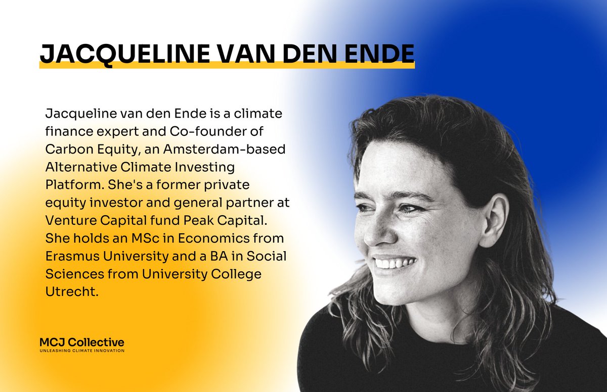 Inevitable podcast (@inevitablemcj) on Twitter photo Today we launched our new MCJ Capital Series hosted by <a href="/jjacobs22/">Jason Jacobs</a>, where we'll explore the different types of capital sources & the people behind them. First up is Jacqueline van den Ende <a href="/carbonequity_/">Carbon Equity</a>.
Listen wherever you get podcasts: mcj.news/carbonequity Today we launched our new MCJ Capital Series hosted by <a href="/jjacobs22/">Jason Jacobs</a>, where we'll explore the different types of capital sources & the people behind them. First up is Jacqueline van den Ende <a href="/carbonequity_/">Carbon Equity</a>.
Listen wherever you get podcasts: mcj.news/carbonequity