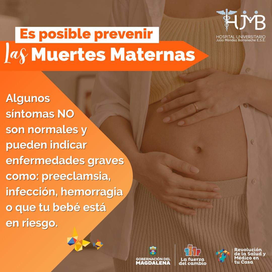 hujuliomendezb's tweet photo. Identificar signos y síntomas de alarma, te permitirá actuar oportunamente ante ellos para reducir riesgos que puedan comprometer tu vida y la de tu bebé.🧡🏥  
#HospitalSantaMarta #Salud #RevolucionDeLaSalud #Magdalena #Maternas #PrevencionDeMuerteMaterna https://t.co/JoVPrQYj3n