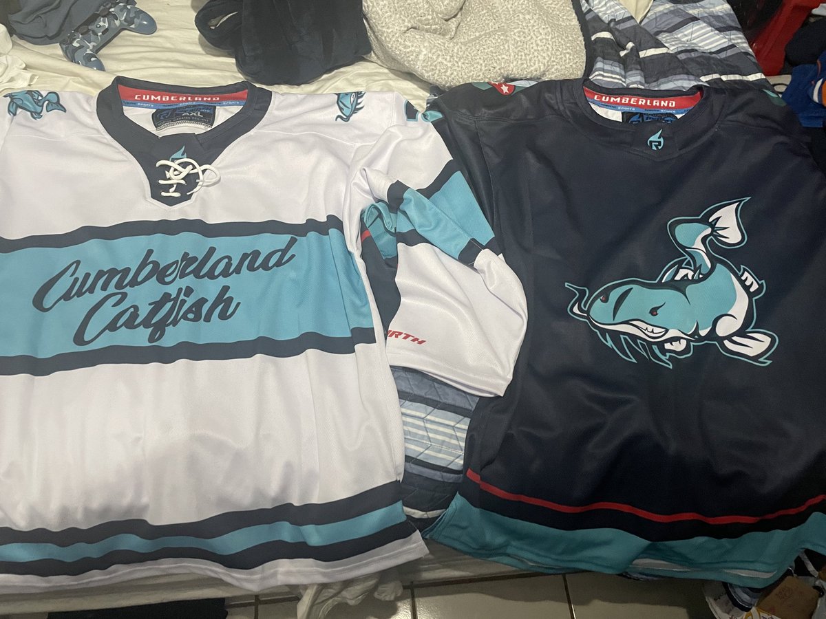 ColbyDGuy's tweet photo. Sweet mail day from @C_Catfish_HC.

(Also featuring a new sweater number…) https://t.co/Iqwrxbm9og