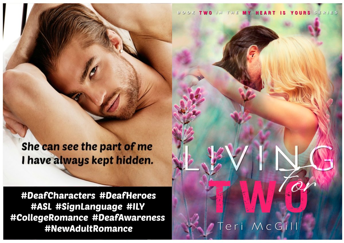 TeriMcGill's tweet photo. 🤟🏻💜🤟🏻 #Romance #RomanceBooks #RomanceAuthor #DisabilityRomance #DisabilityRomanceNovel #Inclusion #Disabilities #YA #Deaf🤟🏻 #DeafRomance #DeafHeroes🤟🏻#ASL #DeafCharacters #Deafness #Trilogy #eBook1Free #AmazonAuthorPage➡️ https://t.co/bG7ksFddRL #Website➡️https://t.co/FPseB5WvXF https://t.co/qujIY0gcgE