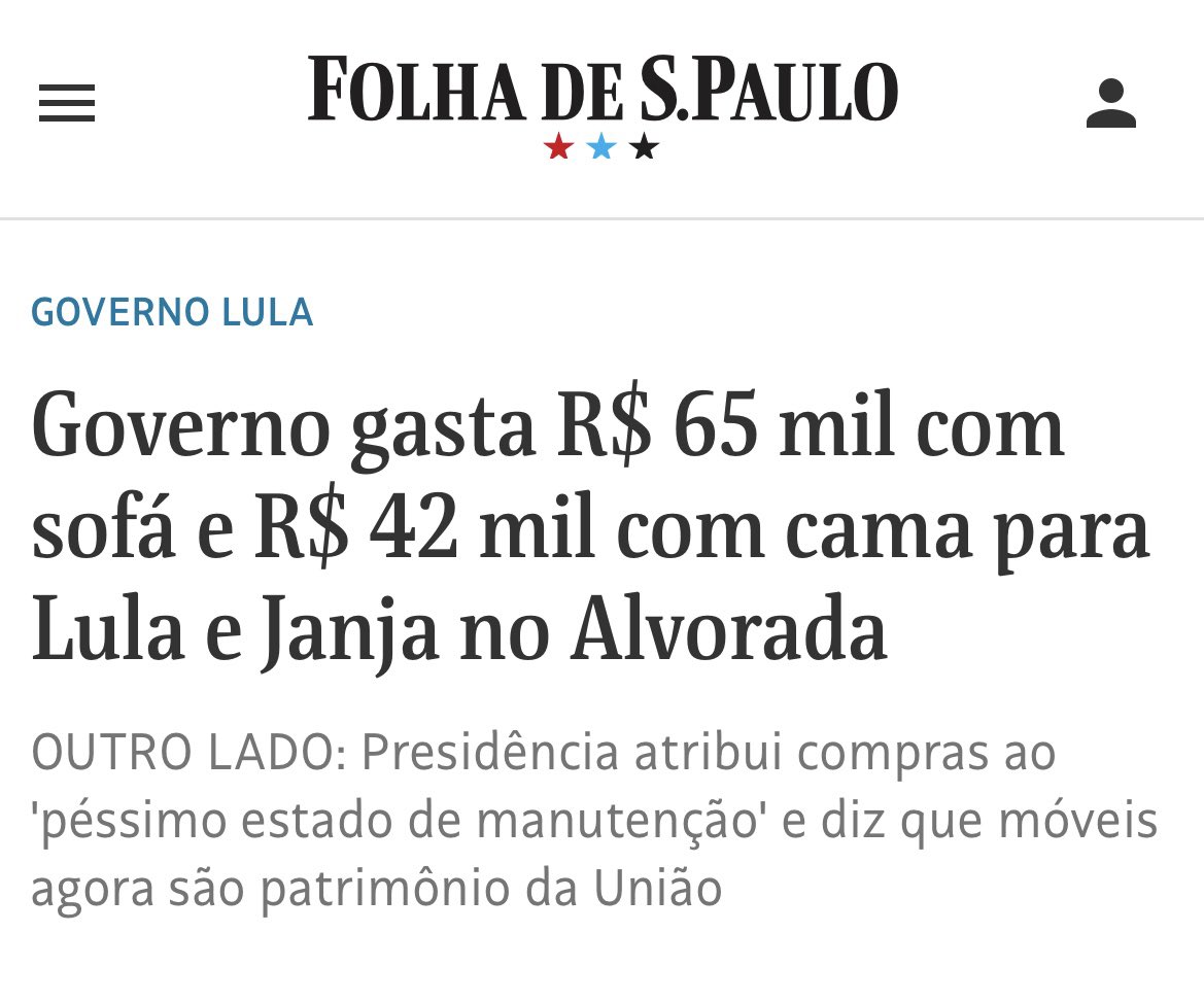 resumo_coisas's tweet photo. O discurso // A prática 🤡

Parabéns, você acaba de pagar o enxoval do Lula e da Janja 🥰 https://t.co/I3G6nseFBf