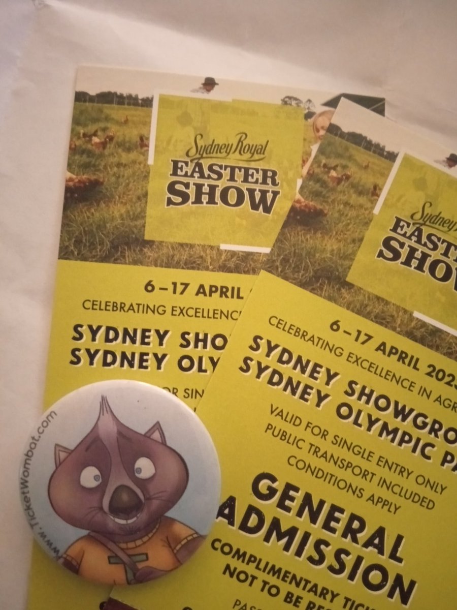 truedeano's tweet image. Thanks @ticketwombat @eastershow 🐰

#freebies #EasterShow #showbags