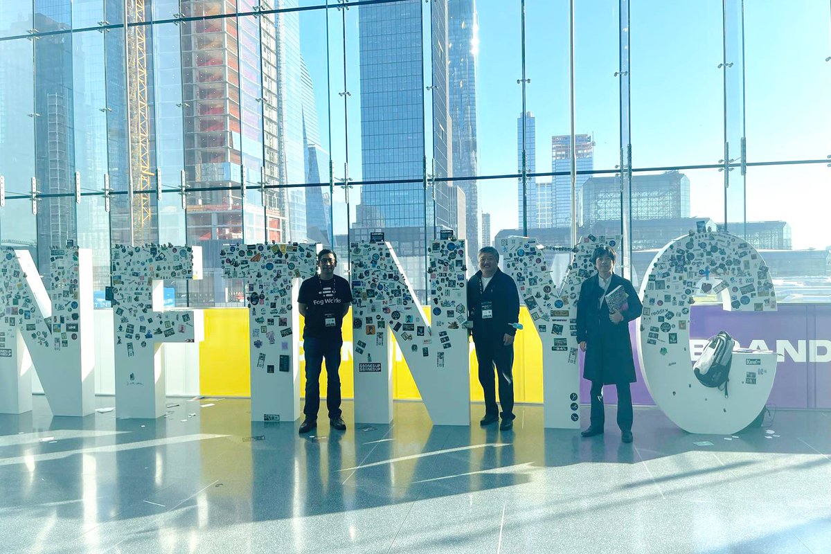 fogworksinc's tweet image. We're thrilled to have partnered with @NFT_NYC and presented on "How to Turbocharge Your NFTs with a Personal Web3 Server." Thanks to everyone who joined us for the discussion! Shoutout to @veeravich, @linxinglu, and @VictorWeiChen  for their invaluable support!

#NFTNYC2023