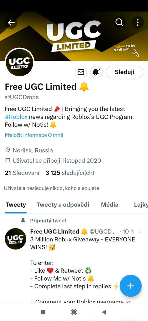 MMichalgamer's tweet photo. @UGCDrops Username - Visitor_Czech12 
Proof: https://t.co/GQeKSNGvd3
