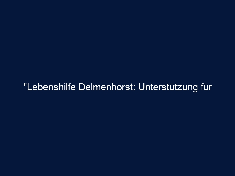 NordischePost's tweet image. Willkommen bei der Lebenshilfe Delmenhorst! Wir unterstützen geistig behinderte Menschen und ihre Familien in Delmenhorst und Umgebung. Besuchen Sie uns für mehr Informationen.

tinyurl.com/22cvx8vu

#behinderte #Delmenhorst #der #e.V #für #geistig ...
