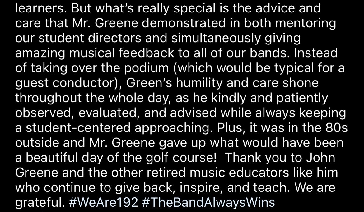 We were so lucky to benefit from the teaching of Mr. John Greene today. What a gift!!! Full story in screenshots below. #WeAre192 #TheBandAlwaysWins #StudentAgency #RadicalTrust 
.
<a href="/FHS_Tigers_192/">Tiger Tweets</a> <a href="/district192/">Farmington Area Public Schools</a> @bergjaso <a href="/chris_bussmann/">Chris Bussmann</a> <a href="/erincgholmes/">Erin Holmes</a> @Bradley_Mariska