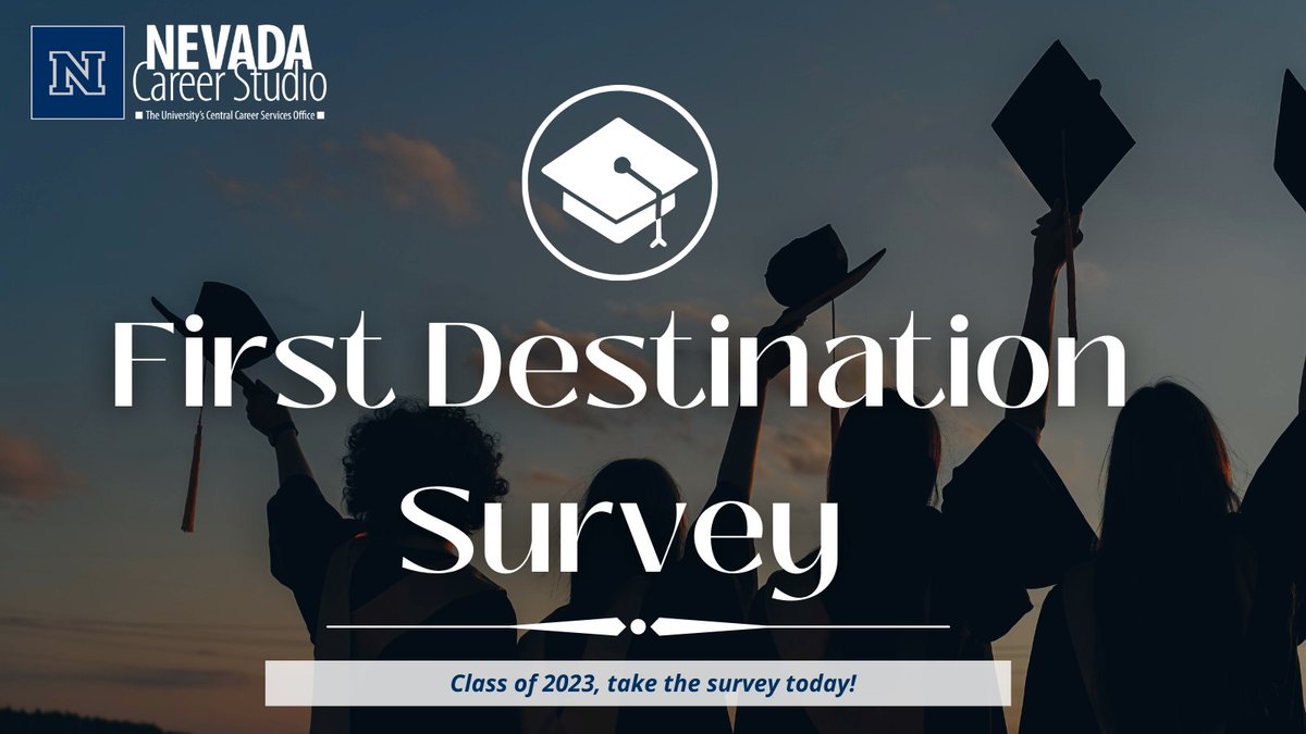 Congratulations Class of 2023!💙🎓

The First Destination Survey is now open! Let us know your professional outcomes, post-graduation. Even if plans change, your response can change too. 

Take the survey here: app.joinhandshake.com/stu/first_dest…