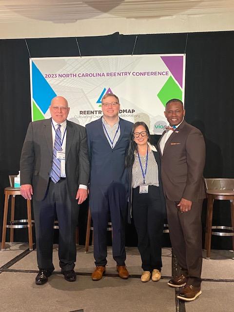 ViaPathTech's tweet photo. Last week, our Chief Social Impact Officer Tony Lowden spent some time in North Carolina as a keynote speaker at the #2023NorthCarolinaReentryConference, as #ViaPath served as a sponsor of this event. Check out photos from the event! https://t.co/gjr2bhj6bz