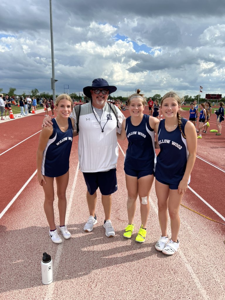 Coach Ferguson with his jumpers