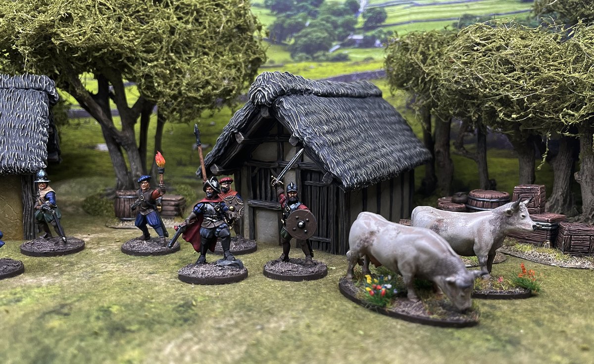 panzerkaput's tweet photo. I have finished the second Reiver family/force for Border Wars from Flags of War. This means I now have two forces and can play a game, once things settle down for me. These are foot reivers and I love the look and feel of these guys. #borderwars #borderreiver #flagsofwar https://t.co/6rjtrB6May
