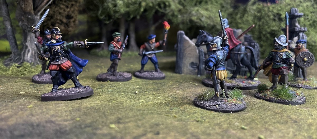panzerkaput's tweet photo. I have finished the second Reiver family/force for Border Wars from Flags of War. This means I now have two forces and can play a game, once things settle down for me. These are foot reivers and I love the look and feel of these guys. #borderwars #borderreiver #flagsofwar https://t.co/6rjtrB6May