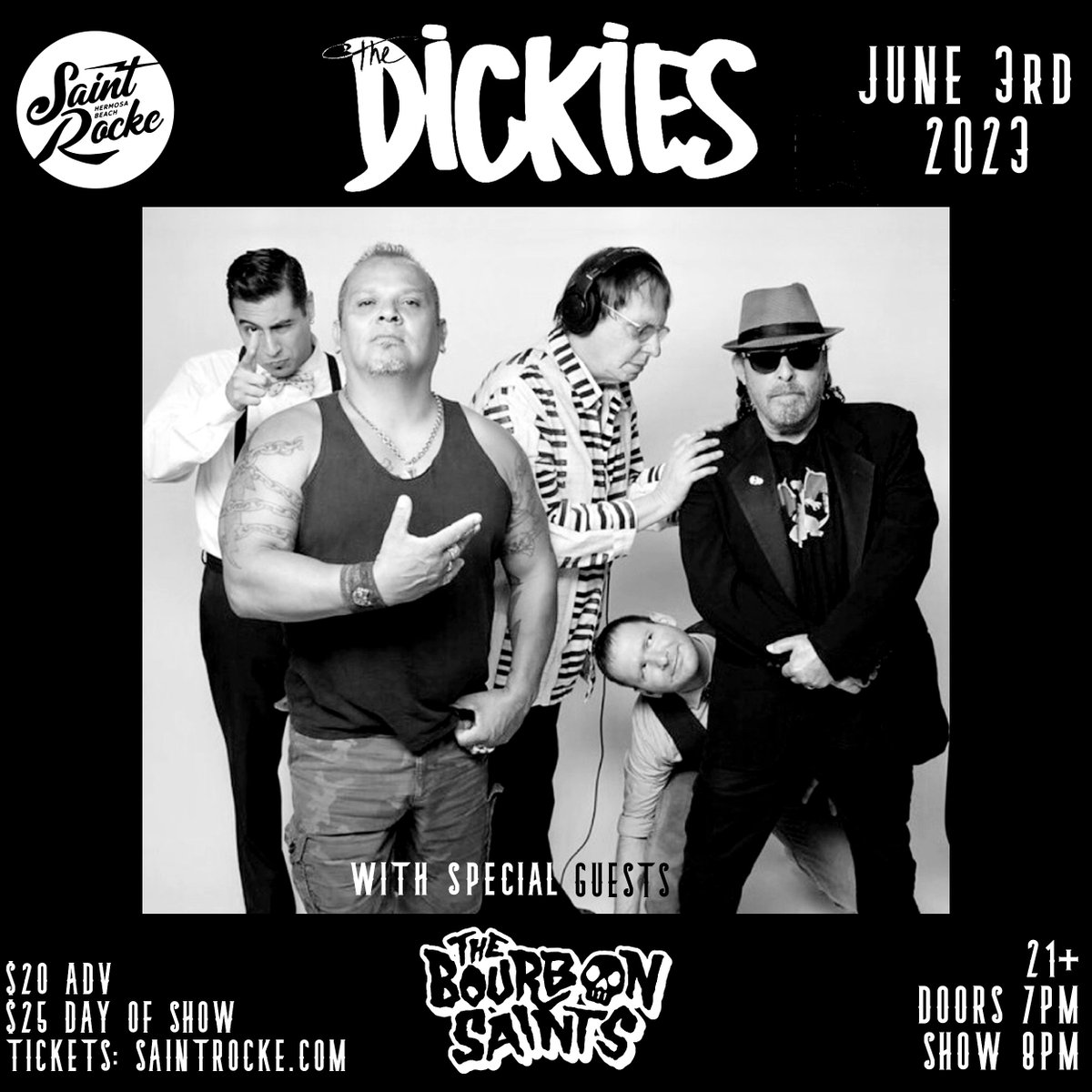 New show announced in June for Hermosa Beach, CA! <a href="/SaintRocke/">Saint Rocke</a>