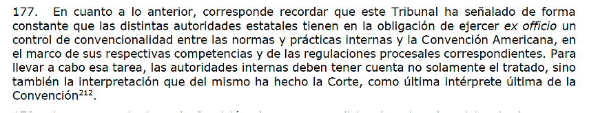 andresarango10's tweet photo. 11. Recuerda la CIDH que a todos los Jueces interamericanos les corresponde realizar un control de convencionalidad – Art. 2 CADH- y acoger no solo la convención, si no la interpretación de la CIDH……. 

¡También aplica acá en Colombia! https://t.co/FYDLfYUPIj