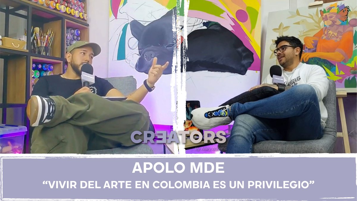 CreatorsbyWall1's tweet photo. APOLO MDE - "VIVIR DEL ARTE EN COLOMBIA ES UN PRIVILEGIO" https://t.co/BVIqY9rCMg via @YouTube https://t.co/6rtOmwTY8l