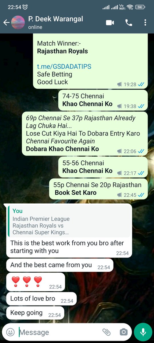 gsdadatips's tweet photo. Wicket Calls Telegram
#CSKvRR #CSKvsRR #RRvCSK #RRvsCSK #RajasthanRoyals #CSK
#IndianPremierLeague #IPL #IPL2023 #IPLt20 #IPL16 #IPLXVI #TataIPL #IPLTips #IPLtip #IPLTipper #IPLtipster #IPLBetting #IPLbet
#BPL #PSL #SA20 #LPL #CPL #BBL #ILT20 #Tipper #Tipster #Betting #IPLJackpot https://t.co/yAUJ8nLAeO