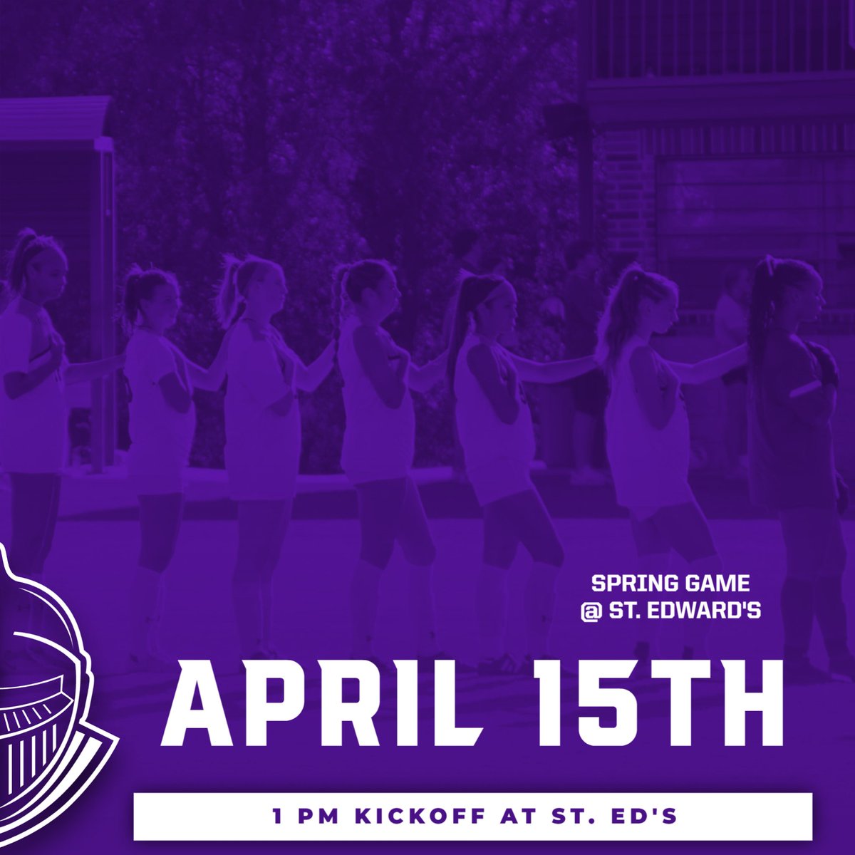 🚨 ‼️ SPRING GAME ‼️ Saturday at 1 @ St. Ed’s