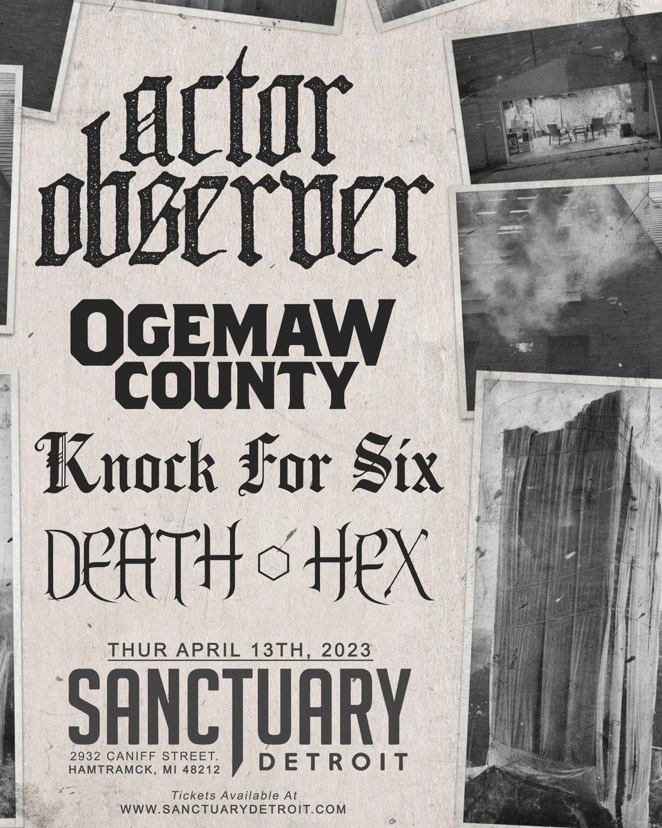 knockforsixband's tweet photo. Tomorrow!!!!
#knockforsix #actorobserver #detroit #rock #emo #poopunk https://t.co/ZIm0x9yYfP