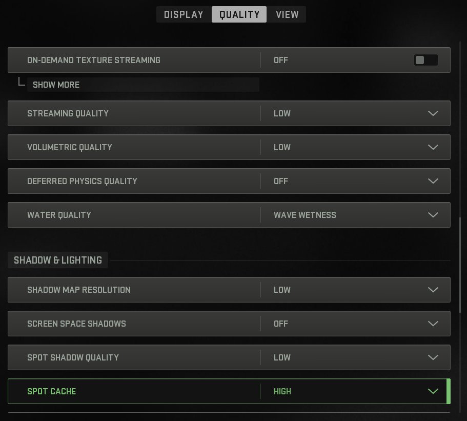 MasonReact's tweet image. NEW BEST SEASON 3 #MW2Ranked #Warzone2 GRAPHICS SETTINGS 🫡 ( MAX FPS COMPETITIVE SETTINGS )