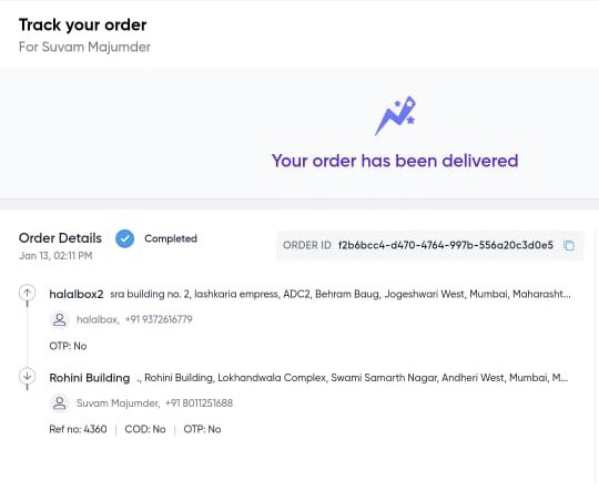 halalbx's tweet photo. @suvaaaam Looks like your order was delivered. Pls confirm. https://t.co/4S5nOGseSp