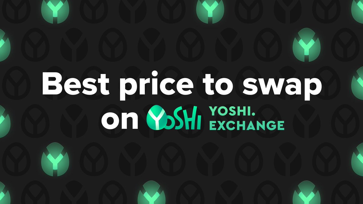 YoshiExchange's tweet photo. 👽✨It’s time to push the boundaries of what’s possible in the #crypto space!  
💫Bridge your tokens and #swap them using the greatest #AMM deals on the https://t.co/DYVRK3fCLf #DEXaggregator 

👉https://t.co/El4RZkdGwf 

$yoshi #DEX #interoperability https://t.co/2CGvJcg2Dj