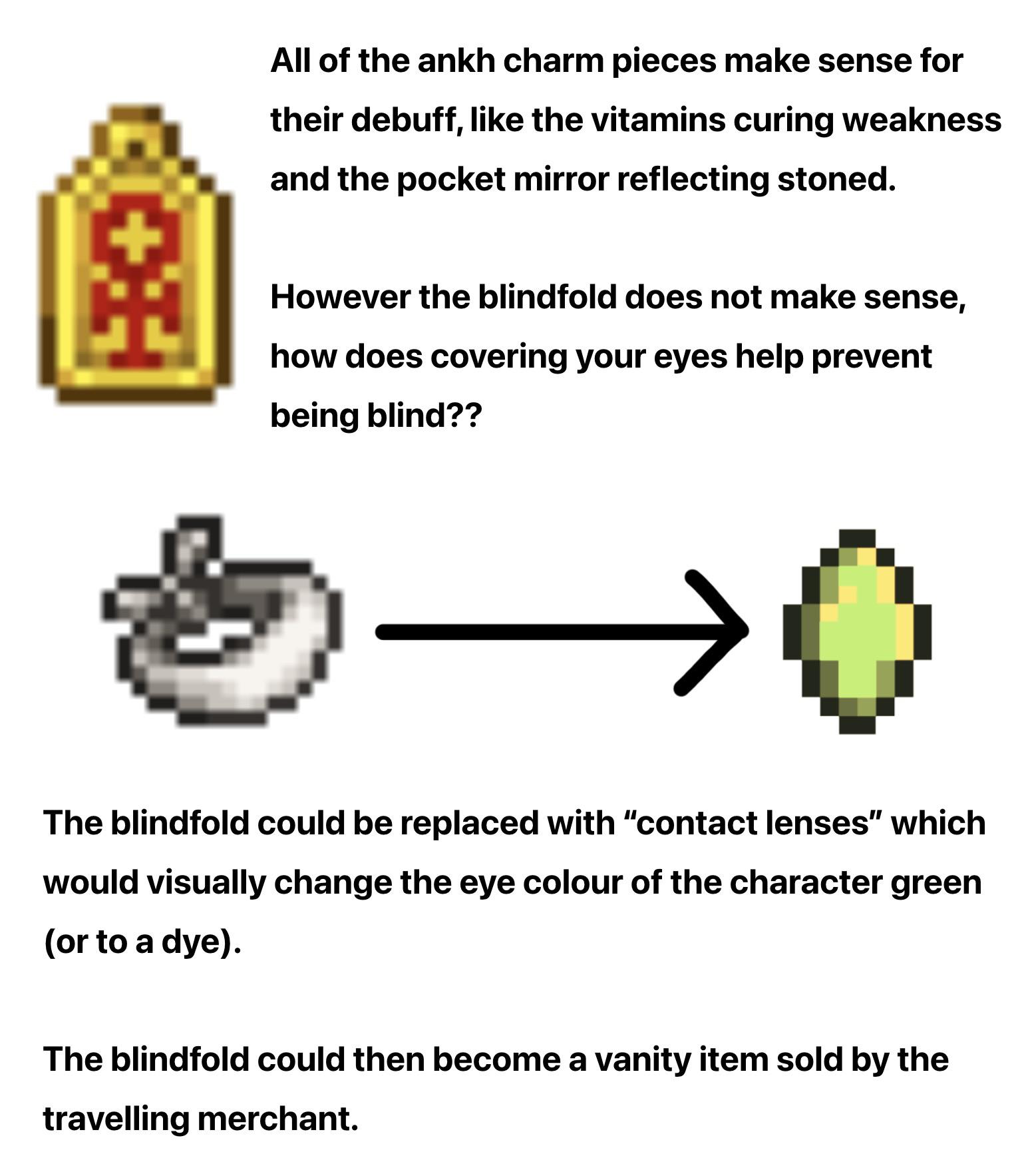 I just want the blindfold : r/Terraria