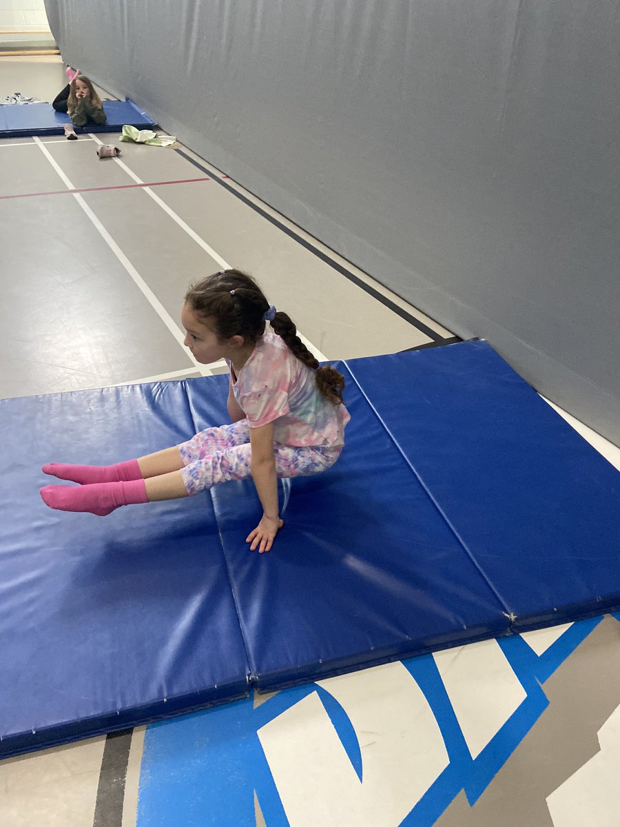 We started gymnastics this week! We started with some individual balances and learning various 1, 2, 3, 4, and 5 point balances. We used the Balance It app for some visuals as well. Next up, partner balances! <a href="/KCAKentville/">KCA</a>