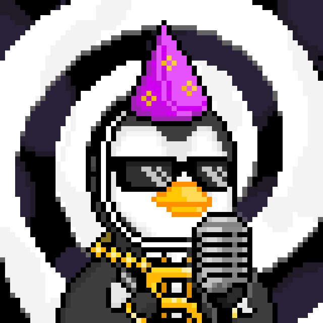 Just caught Pengstar 🐧 practicing his ice-skating  🏒routine - he's already a natural on the ice! 🧊Who's up for a game of ice hockey with him? 

premint.xyz/pengstarnft/