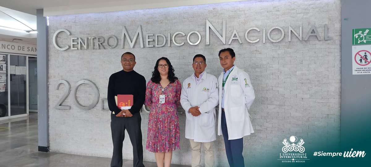 UIEMOficial's tweet photo. El Mtro. Oscar Martinez y el L.S.I. Diego Moreno, titulares de la clínica de #SaludIntercultural, participaron como ponentes en el Congreso en Honor a la Trayectoria del Dr. Arturo Gómez Mera, en el Centro Médico Nacional 20 de Noviembre (ISSSTE), #OrgulloUIEM 💚 https://t.co/LhnpTxrnnY