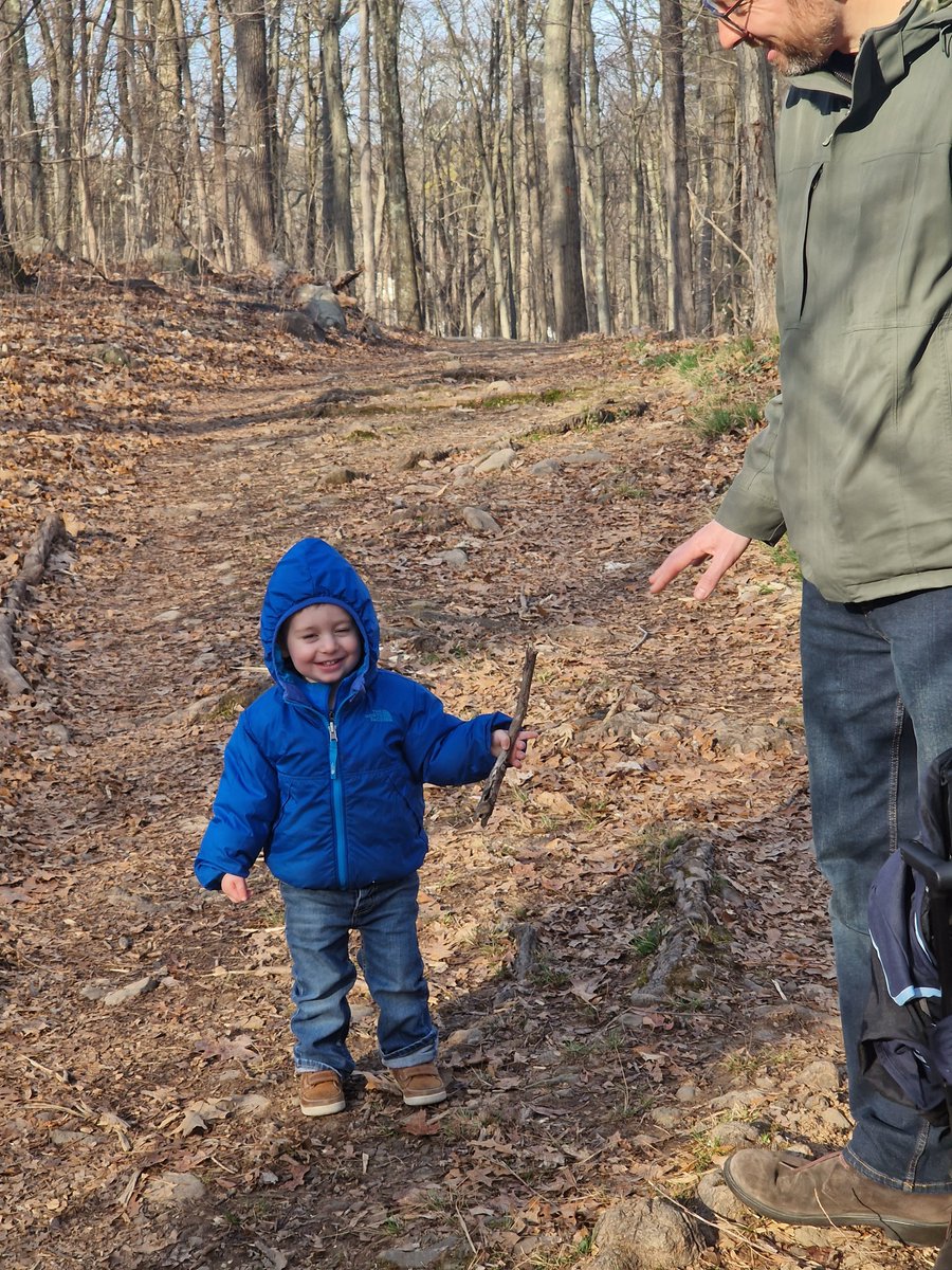 Arrived in Farmington w/entourage for Yale LWL fellowship. Taking lots of walks to beat jetlag. Husband & I both excited by seeing brown bears & an American Revolution-era encampment site in local woodland, our toddler equally pleased w/ Connecticut's selection of sticks & rocks.