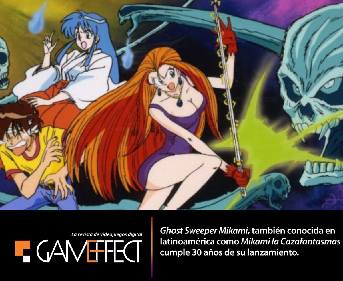 GameEffectMx's tweet photo. La serie gs mikami o como se conoció en lationamerica " Mikami la Cazafantasmas", cumple 30 años de su lanzamiento.
Y tú: ¿ Que recuerdos tienes de esta serie?
#gsmikami
#gameffect https://t.co/2Dm4uKyHjZ