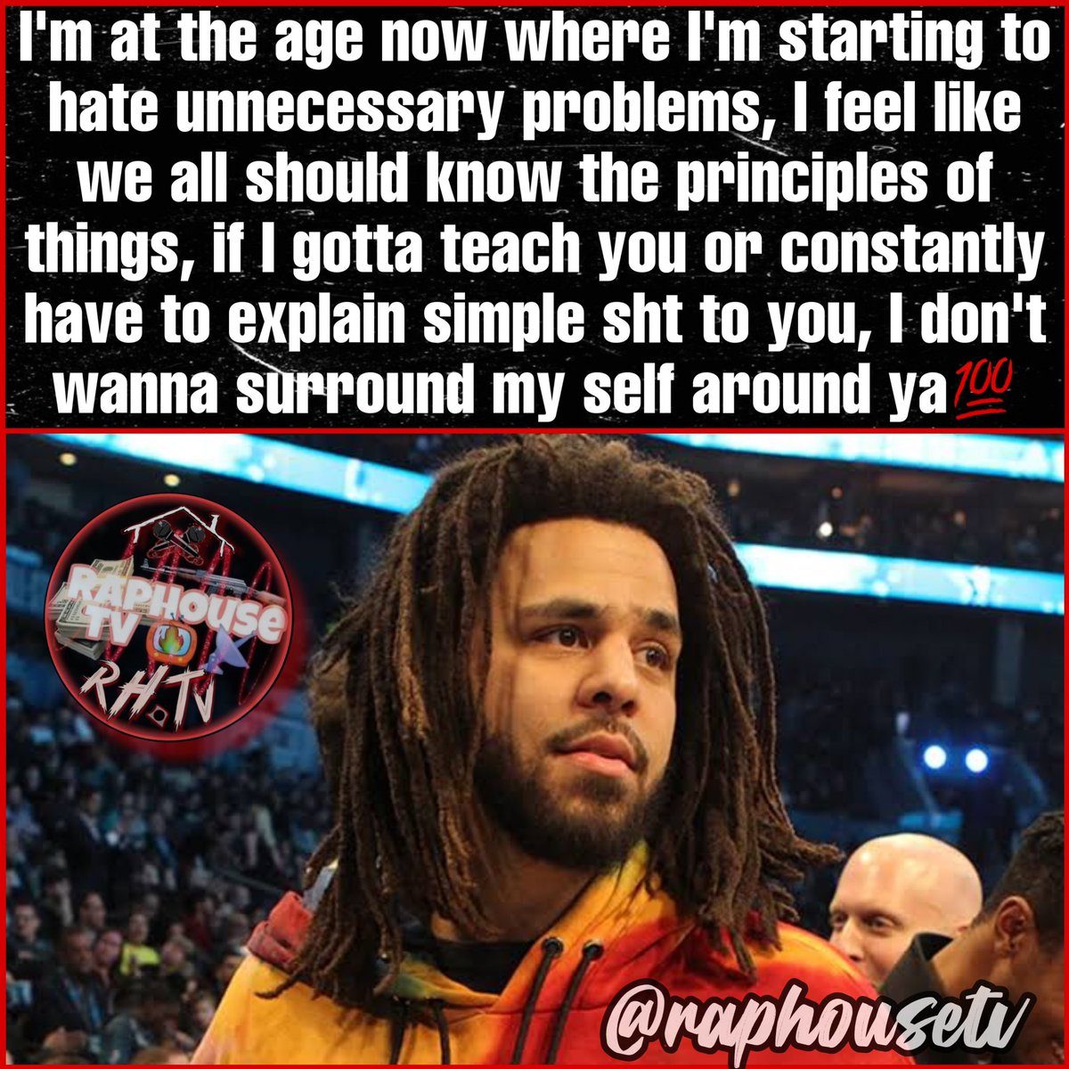 I'm at the age now where I'm starting to hate unnecessary problems, I feel like we all should know the principles of things, if I gotta teach you or constantly have to explain simple sht to you, I don't wanna surround my self around ya💯