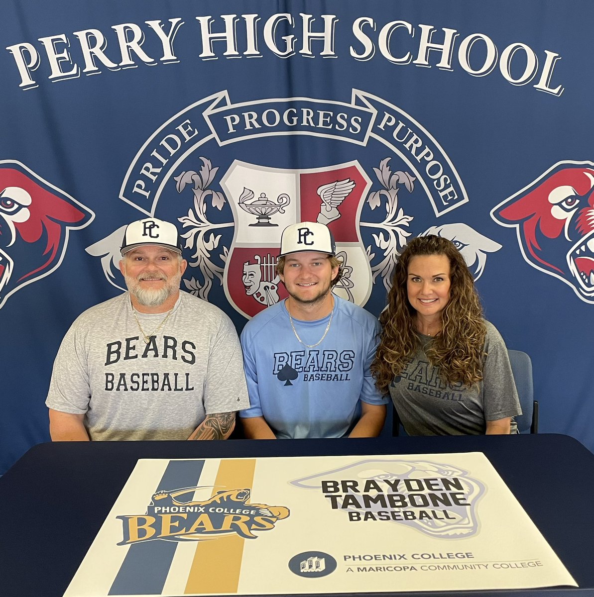 Perry High Athletics (@perry_pumas) on Twitter photo Congrats to Brayden Tambone for his commitment to Phoenix College for Baseball!
<a href="/Brayden2219/">Brayden Tambone</a> Congrats to Brayden Tambone for his commitment to Phoenix College for Baseball!
<a href="/Brayden2219/">Brayden Tambone</a>