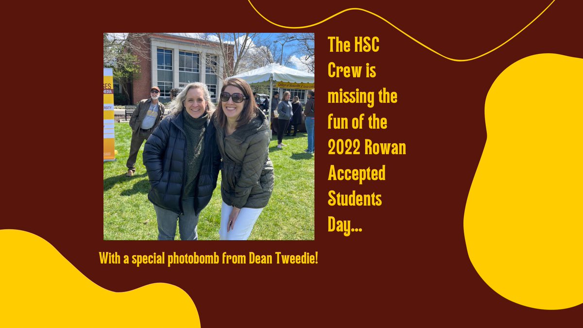 rowanhsc's tweet photo. We look forward to giving a big welcome to our new HSC students!!

#rowanhsc #healthandscience #rowanuniversity  #PROFspective #RowanPROUD #CCCA #welcome https://t.co/Gp88q7oZ4e