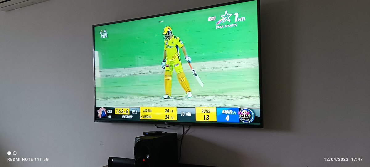 asher_devang's tweet image. Dhoni and Jadeja same Runs in same number of Balls...... #CSKvsRR @CSKFansOfficial @CskIPLTeam @StarSportsIndia @indiatvnews @msdhoni @imjadeja
