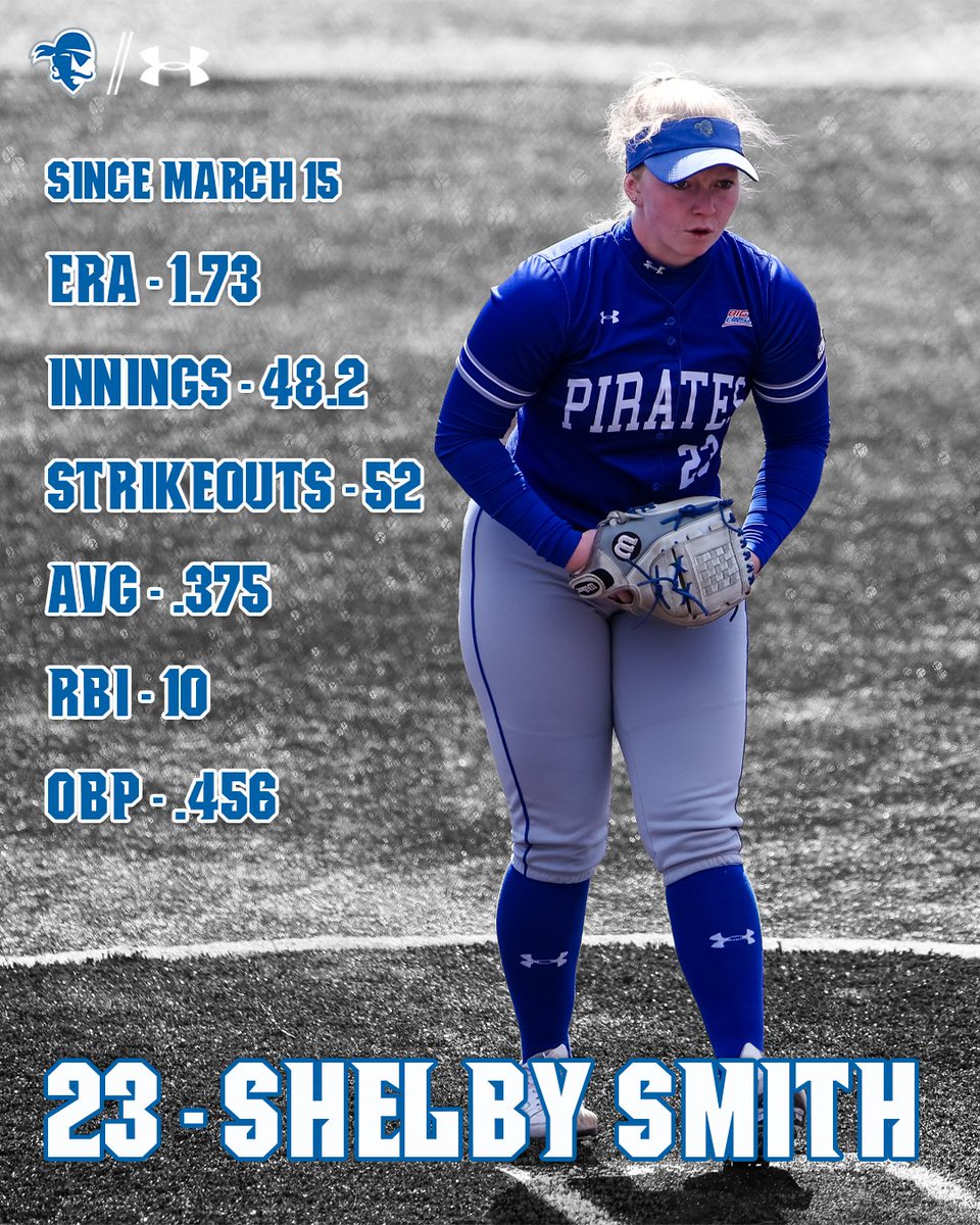 The last month of softball has been pretty fun. 🥎18-3 record; best stretch since 1999 🥎.326 team batting average 🥎2.26 team ERA We have the numbers to back it up. #HALLin🔵⚪