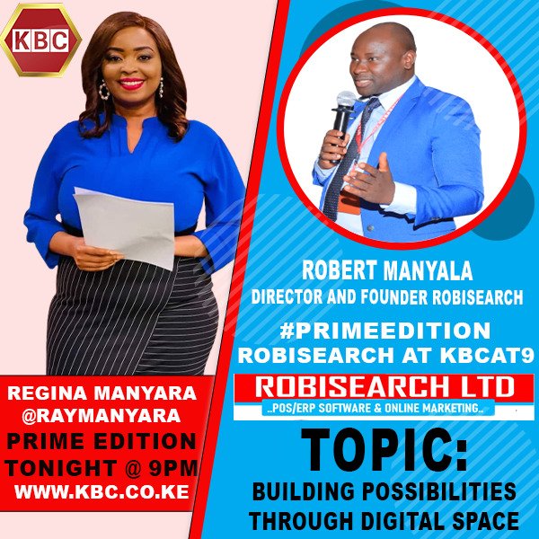 @Simiyu_001 @RobisearchICT @KBCChannel1 Join in the conversation about digital space tonight and learn more about it 
#PrimeEdition
BusinessTech KBCtv9pm
Robisearch At KBCat9
ICTExpert At KBCtvAt9pm